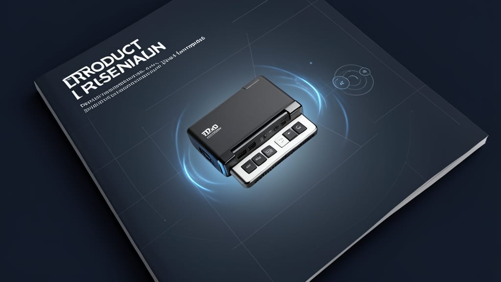 3D Product Launch Presentation Template