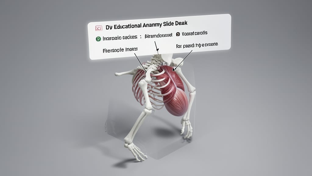 Educational 3D Anatomy Slide Deck