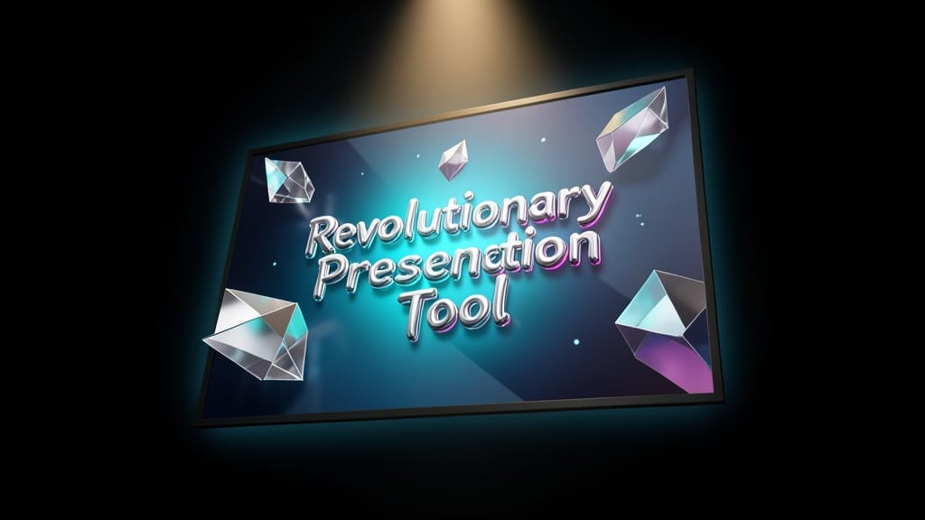 Creative Portfolio with 3D Objects