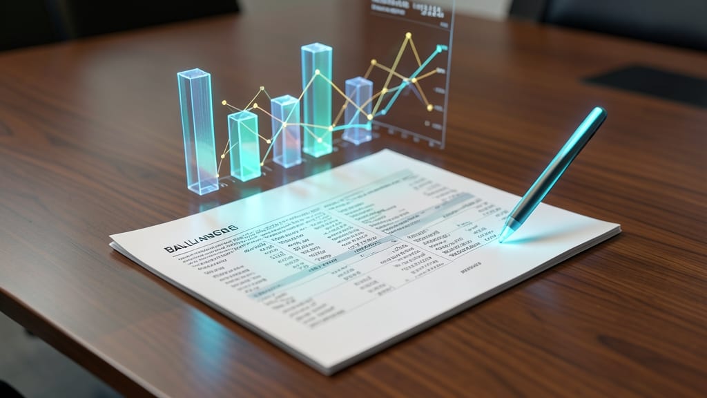 AR Financial Data Overlays for Physical Reports