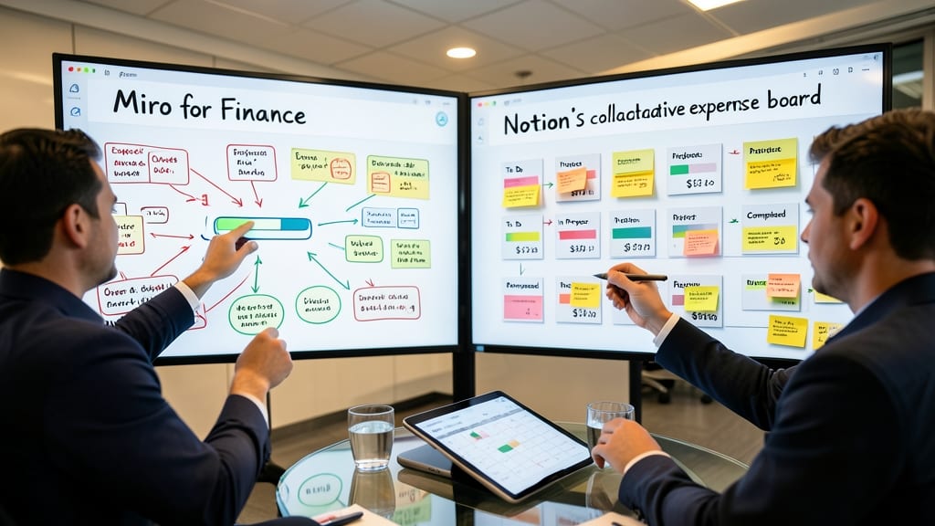 Collaborative Whiteboard-Style Expense Trackers