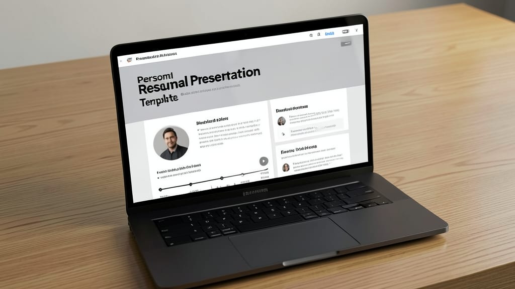Personal Resume Presentation Template
